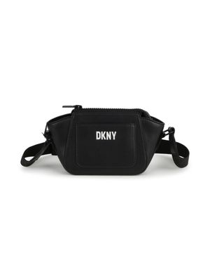 Dkny Kids sac à bandoulière à logo embossé - Noir