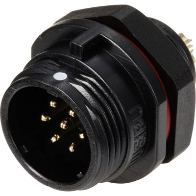 Weipu SP1312 / P 7 Ronde connector Stekker, inbouw Totaal aantal polen: 7 Serie (ronde connectoren): SP13 1 stuk(s)