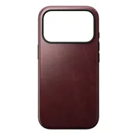 Nomad Horween Modern lederen hoesje iPhone 17 Pro - Burgundy