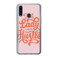 Hustle Lady: Samsung Galaxy A20s Transparant Hoesje