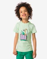 HEMA Kinder T-shirt Met Krokodil Groen (groen)