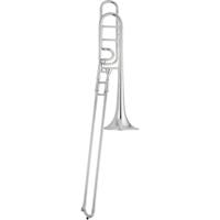 Jupiter JTB1150 FOS tenor trombone Bb/F (kwartventiel, open wrap, zilver)