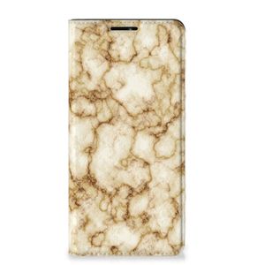 Motorola Edge 20 Pro Standcase Marmer Goud