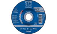 PFERD EH 125-2,4 SG INOX 61341223 Doorslijpschijf gebogen 125 mm 25 stuk(s) RVS - thumbnail