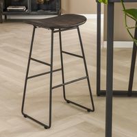 LifestyleFurn Barkruk 'Ramon' Teakhout (zithoogte 61cm)
