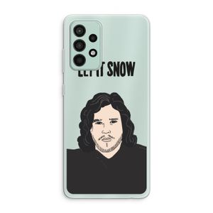 Let It Snow: Samsung Galaxy A52s 5G Transparant Hoesje