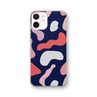 Memphis Shapes Pink: iPhone 12 Transparant Hoesje