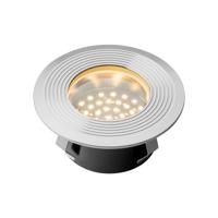 Onyx 90 LED Grondspot - 2 Watt - 18 Lumen - 2700K warm wit - 12V - Tuinspot - IP67 Waterdicht - Vlonderspot - Rond - RVS