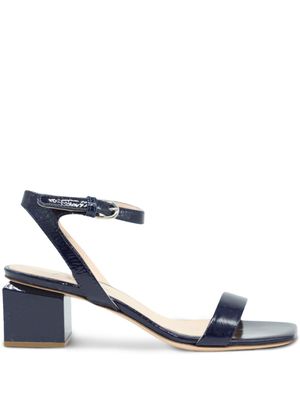 AGL sandales Angie 60 mm en cuir - Bleu