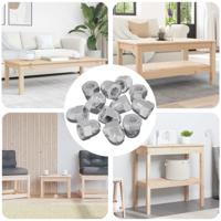 VidaXL Moer 9574 pcs zilver m6 x 10 mm ijzer