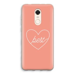 Best heart: Xiaomi Redmi 5 Transparant Hoesje