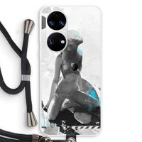 I will not feel a thing: Huawei P50 Transparant Hoesje met koord