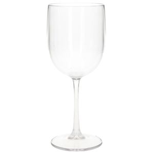 Onbreekbaar wijnglas transparant kunststof 48 cl/480 ml   -