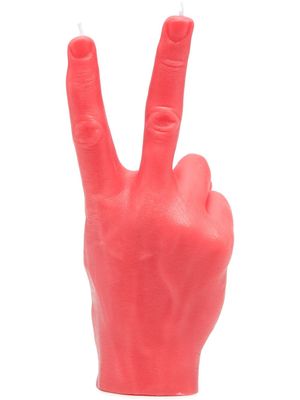 CandleHand bougie Hand Gesture Victory - Rouge