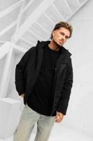 Pure Path Active Flex Short Parka Winterjas Heren Zwart - Maat XS - Kleur: Zwart | Soccerfanshop