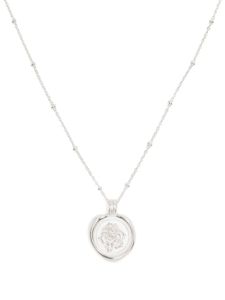 DOWER AND HALL collier Wild Rose Talisman en argent