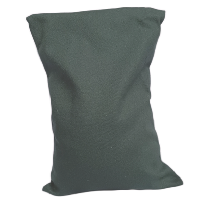 Ecologisch Kersenpitkussen-hoes - losse wasbare kussensloop voor kersenpitkussen 20x30 (Kleur: Donker Groen)