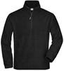 James & Nicholson JN043 Half-Zip Fleece - Black - XL