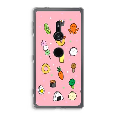 Happy bento friends: Sony Xperia XZ2 Transparant Hoesje