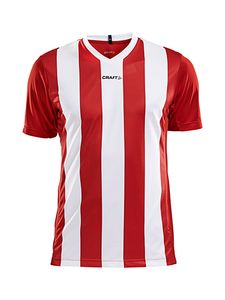 Craft 1905584 Progress Stripe Jersey JR - Bright Red/White - 134/140