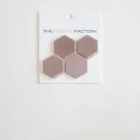 The Mosaic Factory Valencia Mozaiek Tegel Hexagon- Roze Glas Recycled 278x325 mm