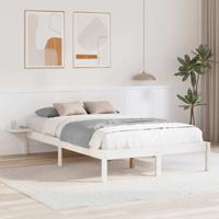 Bedframe met nachttafels Wit 120 x 200 cm Wit Bedframe met nachttafels Wit 120 x 200 cm Wit