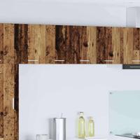 Hangkast met plank Riga 2 pcs Oude Hout en Wit 60 x 31 x 40 cm Hangkast met plank Riga 2 pcs Oude Hout en Wit 60 x 31 x 40 cm