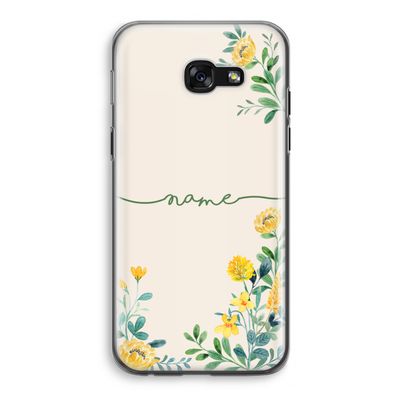 Gele bloemen: Samsung Galaxy A5 (2017) Transparant Hoesje