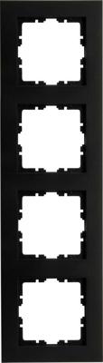 Kopp HK07 PURE mat zwart 4 voudig afdekraam - 4624730
