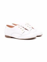 CLARYS derbies à logo embossé - Blanc