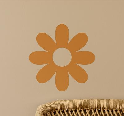 Kleine madeliefjesbloemen muursticker