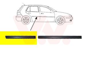 Sier- / beschermingspaneel, deur VAN WEZEL, Inbouwplaats: Rechts achter, u.a. für VW