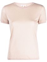 Patrizia Pepe t-shirt à effet métallisé - Rose