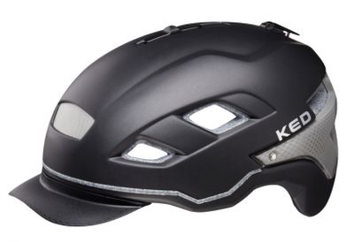 KED fietshelm Berlin unisex matzwart