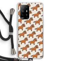 Pony: Oppo A94 5G Transparant Hoesje met koord