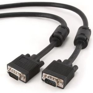 Gembird CC-PPVGA-10M-B VGA kabel VGA (D-Sub) Zwart