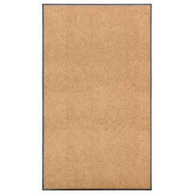 Deurmat wasbaar 90x150 cm crème
