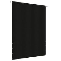 Balkonscherm 160x240 cm oxford stof zwart