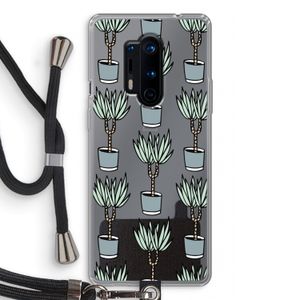 Boompje: OnePlus 8 Pro Transparant Hoesje met koord