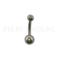 Navelpiercing met knik 8 mm