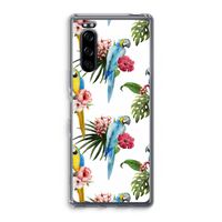 Kleurrijke papegaaien: Sony Xperia 5 Transparant Hoesje