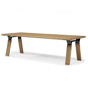 QLiv Bridge tafel 240x100 Skylt Soap Oak