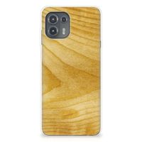 Motorola Edge 20 Lite Bumper Hoesje Licht Hout