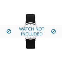 Horlogeband Danish Design IV12Q1104 Leder Zwart 18mm - thumbnail