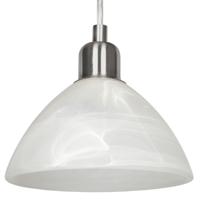 Eglo Hanglamp Brenda wit met RVS 87054