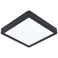 Eglo Vierkante plafondlampFueva 5 21cm - 4000K zwart - 99256