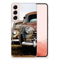 Samsung Galaxy S22 | Siliconen hoesje | met foto Vintage Auto