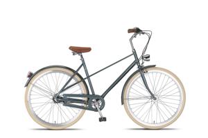 Altec Palermo 28 inch 52 cm dames 3v rollerbrake grijsgroen