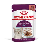 Royal Canin SENSORY Feel in Gravy natvoer kattenvoer zakjes 12x85g - thumbnail