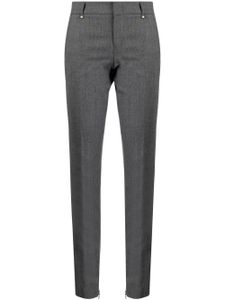 Gucci pantalon en laine à coupe skinny - Gris